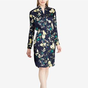 Lauren Floral Print Shirtdress Size 16